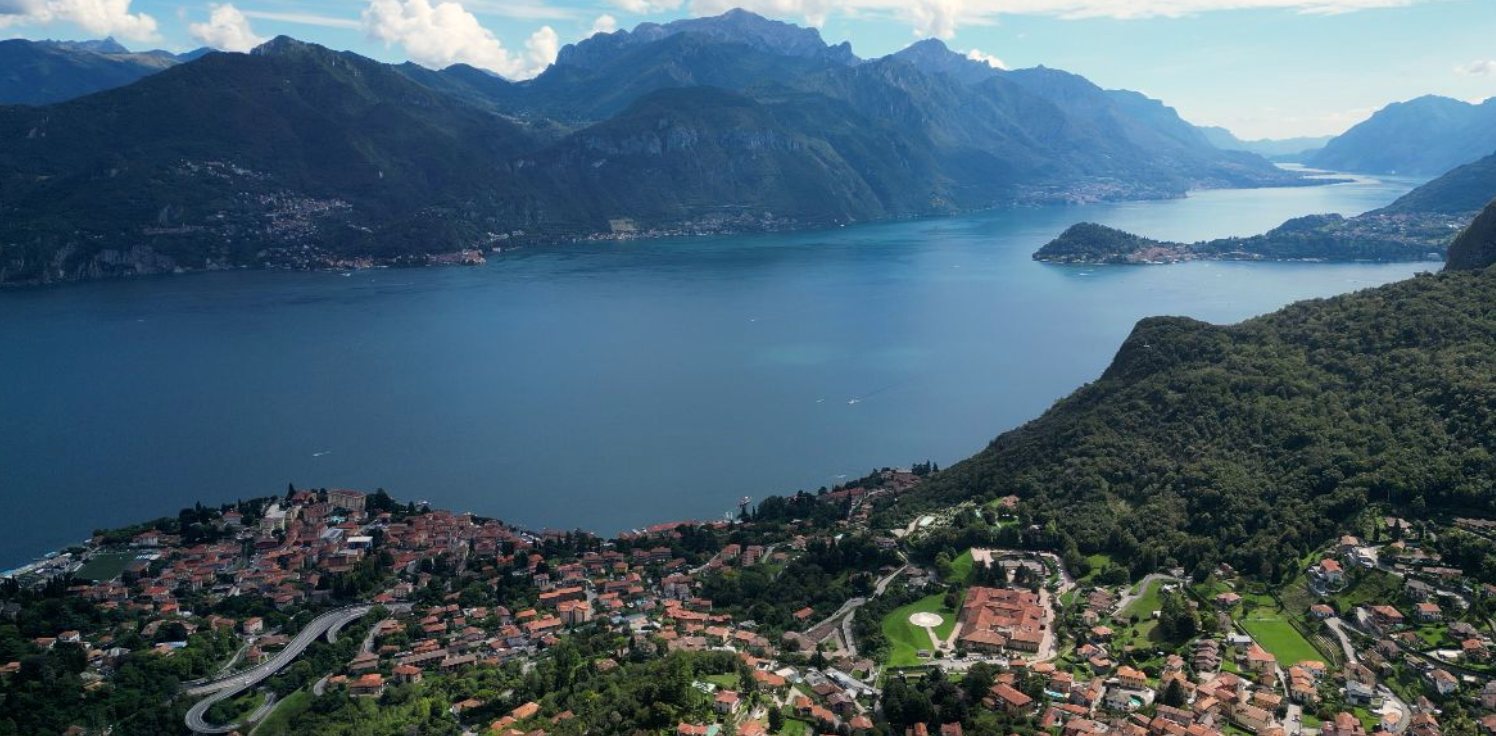 The landscape around Menaggio on Lake Como, where a 40-hectare estate beside the historic Menaggio and Cadenabbia Golf Club is being developed into Corinthia Lake Como.